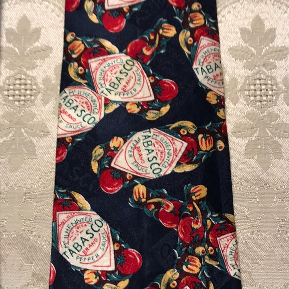 Tabasco ties 3 vintage silk - Picture 3 of 5